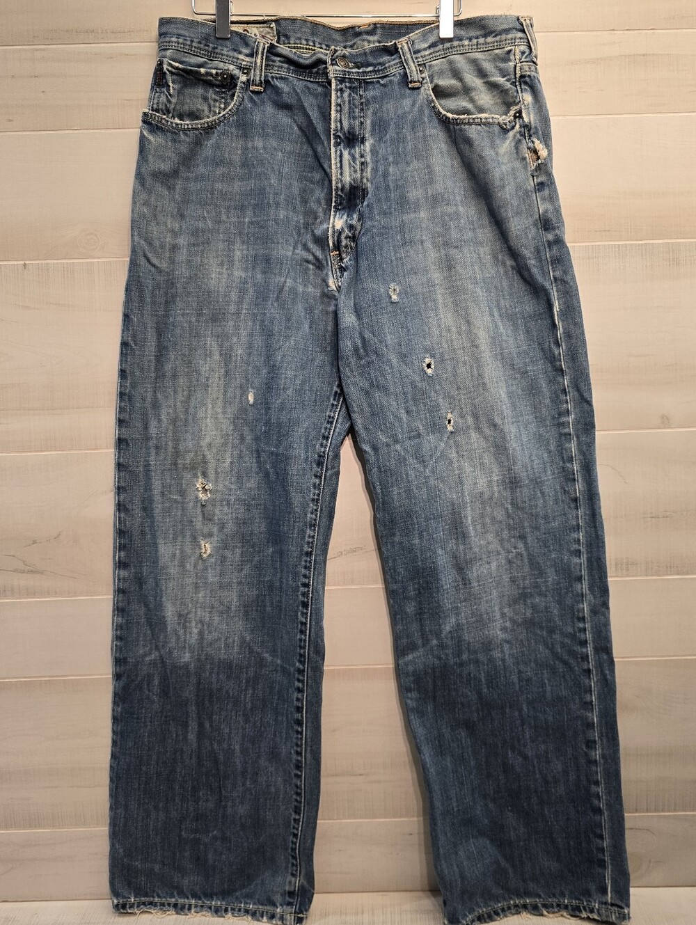 {W34/L32} Vintage Abercrombie & Fitch Baggy Distressed Grunge Jeans